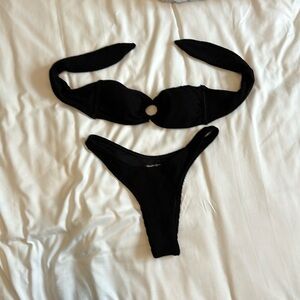 Somerfield swim RIVIERE TOP - JET